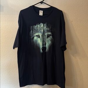 Delta Black Wolf Graphic T-Shirt